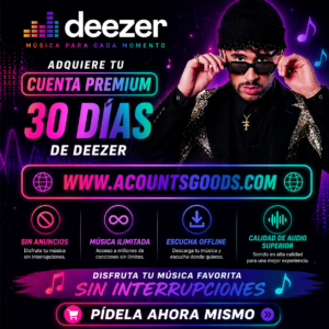 DEEZER PREMIUM INDIVIDUAL X30 DIAS