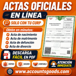 ACTAS (SE ENVIA EN PDF) (SOLO DE 8:30AM - 8:30PM))