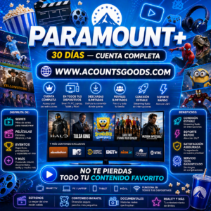 PARAMOUNT+ COMPLETA X30 DIAS