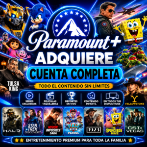 PARAMOUNT+ COMPLETA X30 DIAS