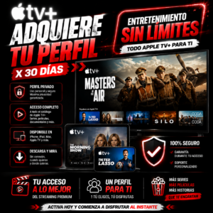 APPLE TV PERFIL X30 DIAS