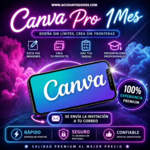 CANVA PRO X INVITACION X30 DIAS