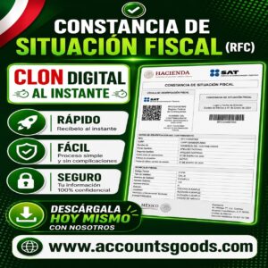 CONSTANCIA DE SITUACION FISCAL (RFC) CLON
