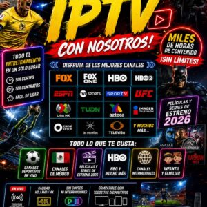 IPTV X30 DIAS (1 DISPOSITIVO) + FOX ONE