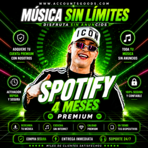 SPOTIFY PREMIUM INDIVIDUAL X120 DIAS